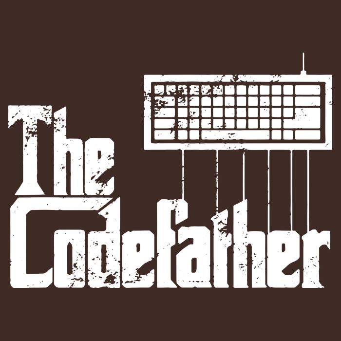 Funny Programmer Dad Gift The Codefather Vintage Coder Coaster