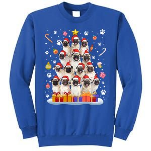 Funny Pug Dog Ugly Sweater Christmas Tree Xmas Gift Sweatshirt