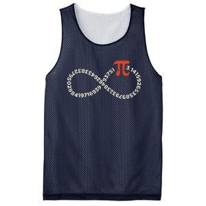 Funny Pi Day Infinity Symbol Math Geek Infinite Sign Mesh Reversible Basketball Jersey Tank