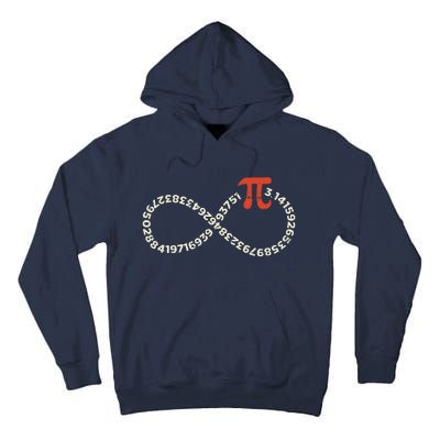 Funny Pi Day Infinity Symbol Math Geek Infinite Sign Tall Hoodie