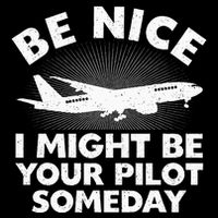 Funny Pilot Design Aviation Airplane Pilot Flexfit Unipanel Trucker Cap