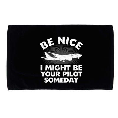 Funny Pilot Design Aviation Airplane Pilot Microfiber Hand Towel