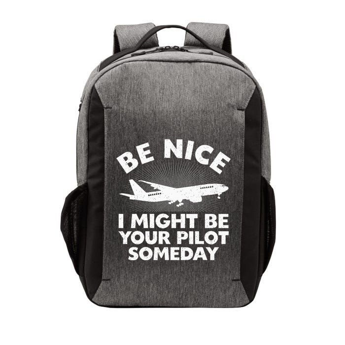 Funny Pilot Design Aviation Airplane Pilot Vector Backpack