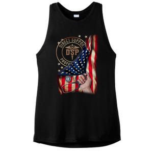 Funny Patriotic Dsp Usa Flag Nurses Week Funny Gift 4th Of July Cute Gift Ladies PosiCharge Tri-Blend Wicking Tank