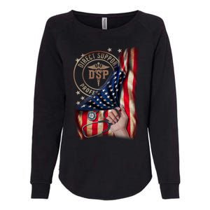 Funny Patriotic Dsp Usa Flag Nurses Week Funny Gift 4th Of July Cute Gift Womens California Wash Sweatshirt