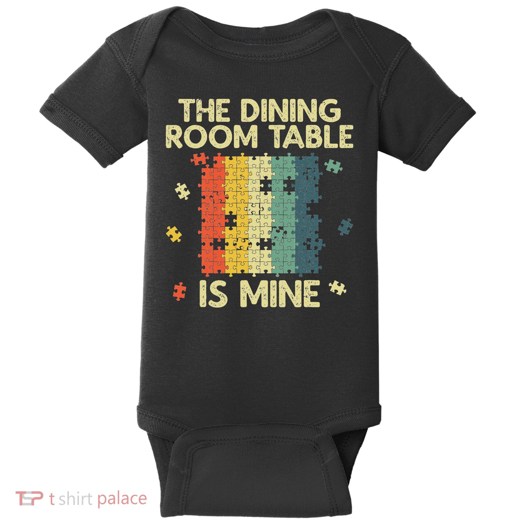 Funny Puzzle Design For Men Women Kids Jigsaw Puzzle Lover Baby Bodysuit