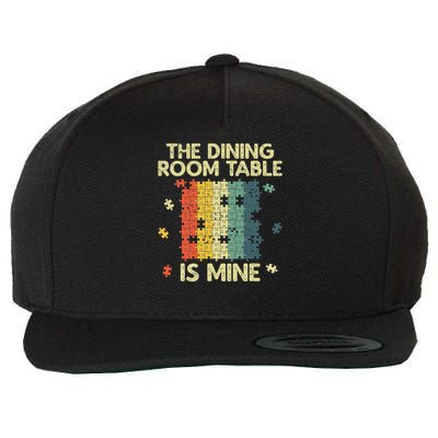 Funny Puzzle Design For Men Women Kids Jigsaw Puzzle Lover Wool Snapback Cap