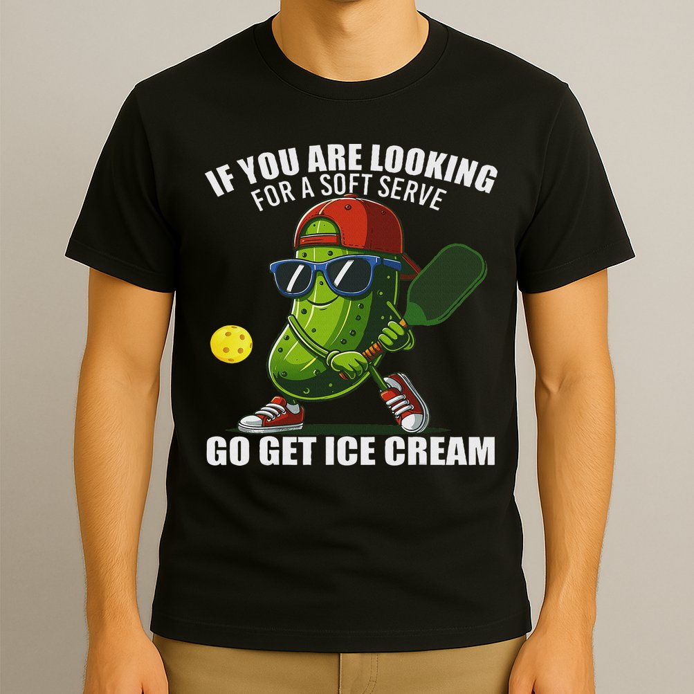 Funny Pickleball Design Funny Pickle Pickleball T-Shirt
