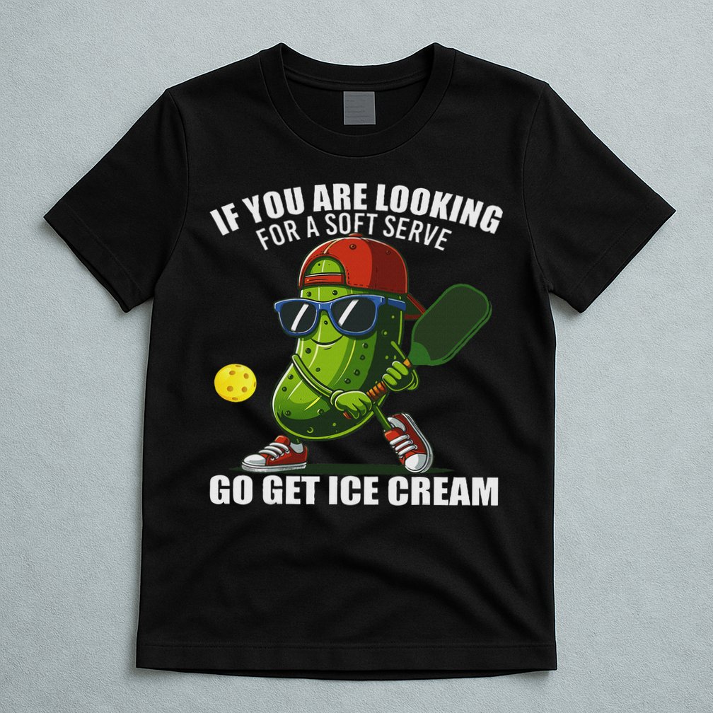 Funny Pickleball Design Funny Pickle Pickleball T-Shirt