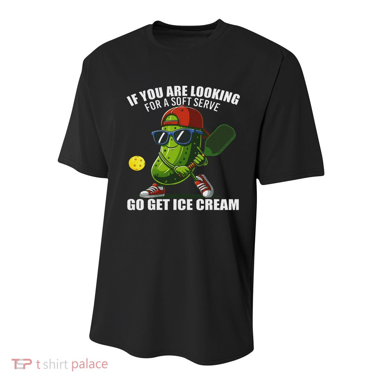 Funny Pickleball Design Funny Pickle Pickleball Youth Performance Sprint T-Shirt