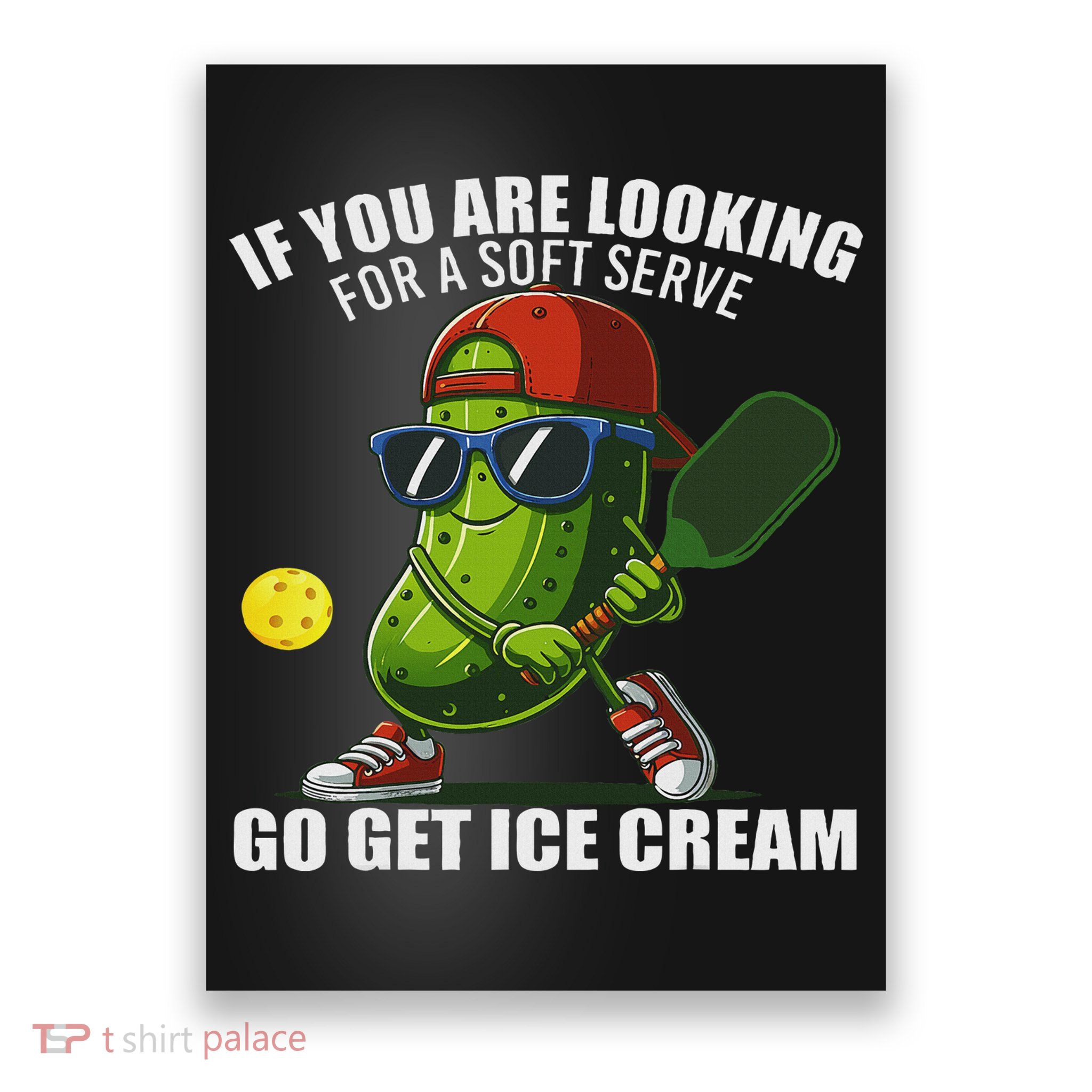Funny Pickleball Design Funny Pickle Pickleball Poster