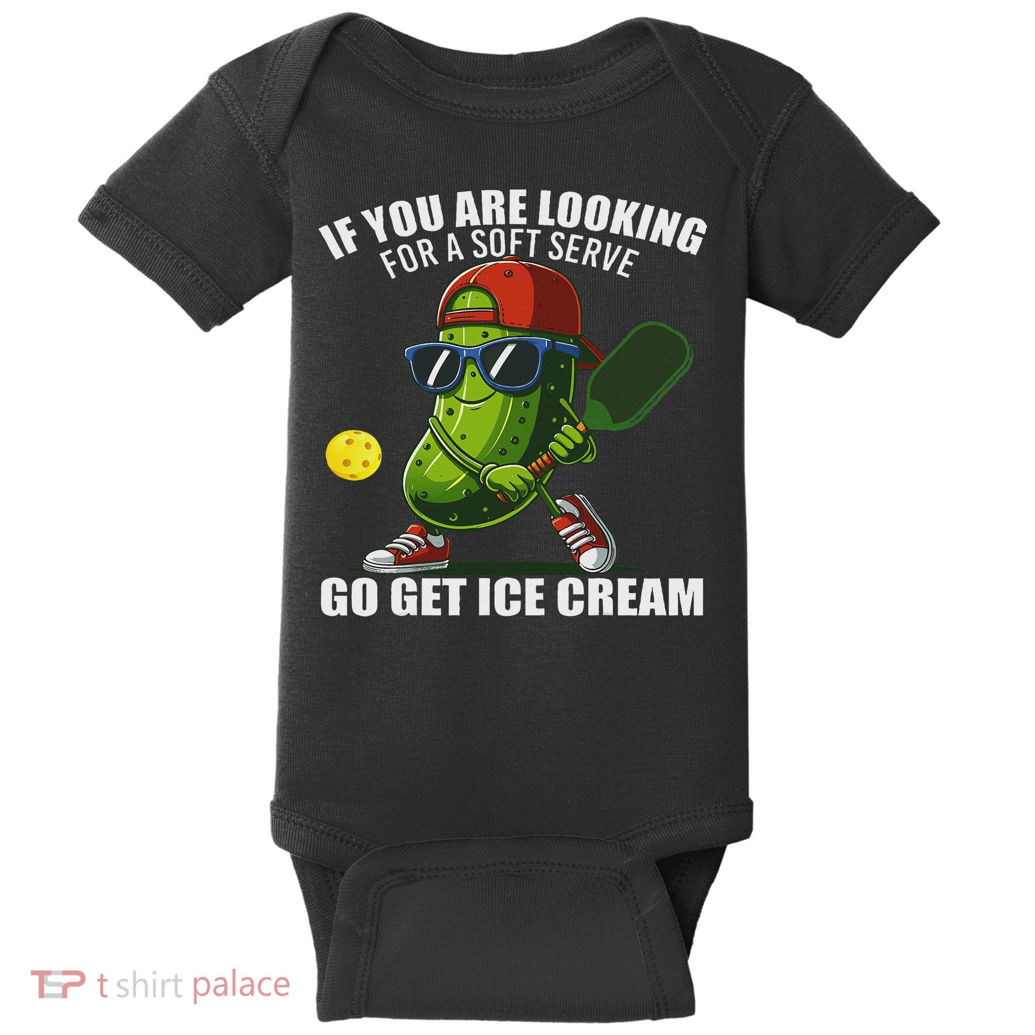 Funny Pickleball Design Funny Pickle Pickleball Baby Bodysuit
