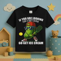 Funny Pickleball Design Funny Pickle Pickleball Toddler T-Shirt