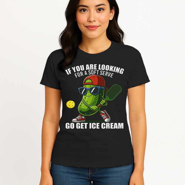 Funny Pickleball Design Funny Pickle Pickleball Womens T-Shirt