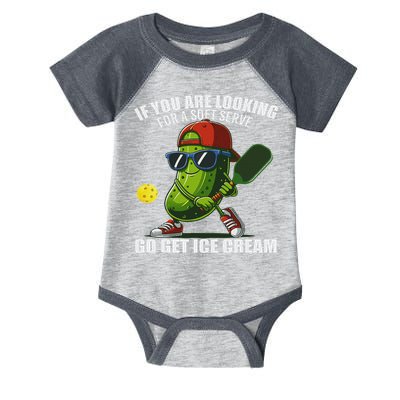 Funny Pickleball Design Funny Pickle Pickleball Infant Baby Jersey Bodysuit