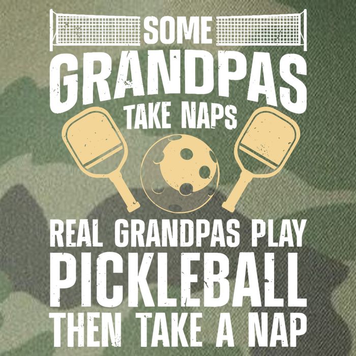 Funny Pickleball Design For Grandpa Pickleball Player Legacy Tie Dye Trucker Hat