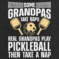 Funny Pickleball Design For Grandpa Pickleball Player Cool Comfort Performance Bucket Hat
