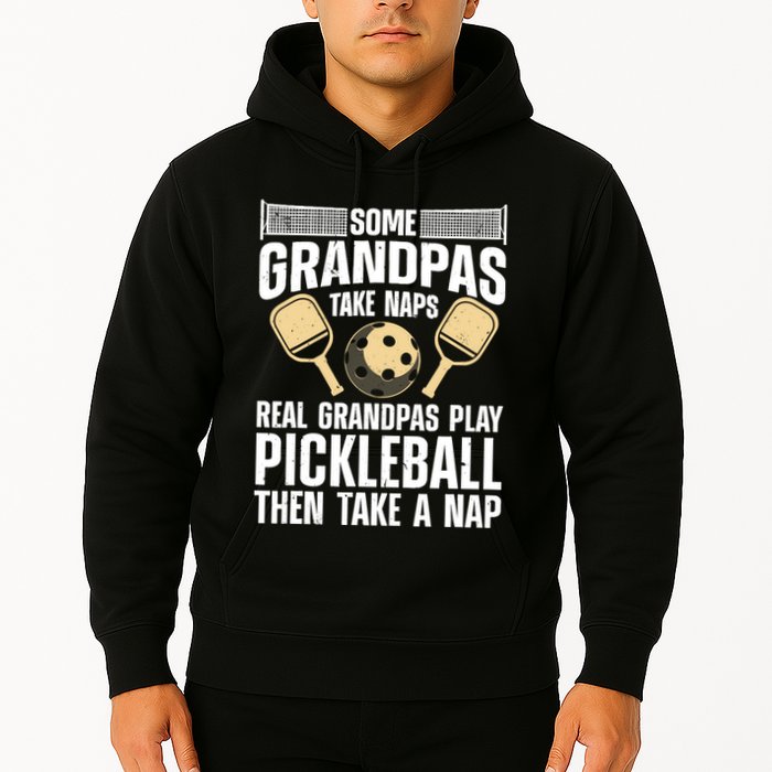 Funny Pickleball Design For Grandpa Pickleball Player Hoodie
