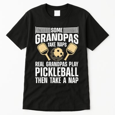 Funny Pickleball Design For Grandpa Pickleball Player Tall T-Shirt