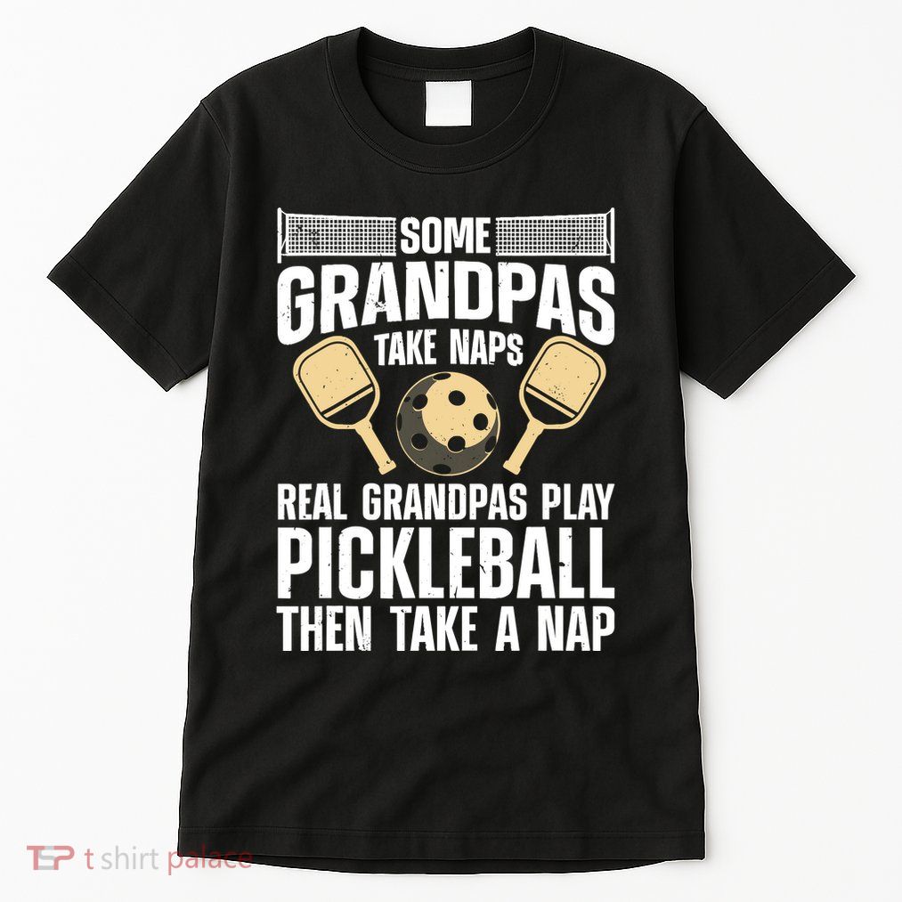 Funny Pickleball Design For Grandpa Pickleball Player Tall T-Shirt