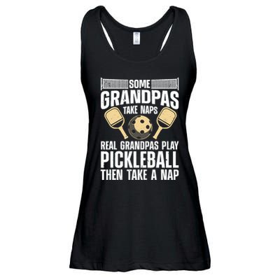 Funny Pickleball Design For Grandpa Pickleball Player Ladies Essential Flowy Tank