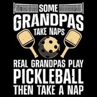 Funny Pickleball Design For Grandpa Pickleball Player 16 in Basic Backpack