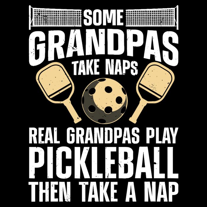 Funny Pickleball Design For Grandpa Pickleball Player 16 in Basic Backpack