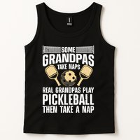 Funny Pickleball Design For Grandpa Pickleball Player Tank Top