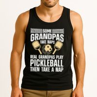 Funny Pickleball Design For Grandpa Pickleball Player Tank Top
