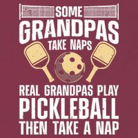 Funny Pickleball Design For Grandpa Pickleball Player 16oz Travel Tumbler