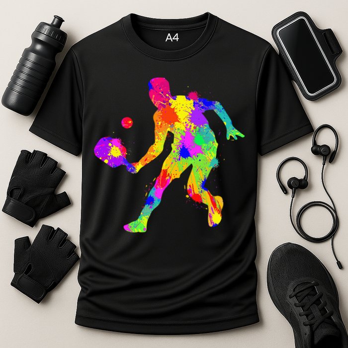 Funny Pickleball Design For Grandpa Pickleball Player Performance Shirt