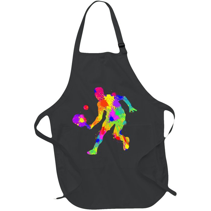 Funny Pickleball Design For Grandpa Pickleball Player Apron