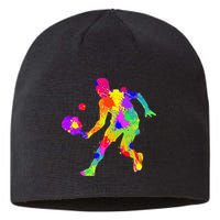 Funny Pickleball Design For Grandpa Pickleball Player Sustainable Beanie