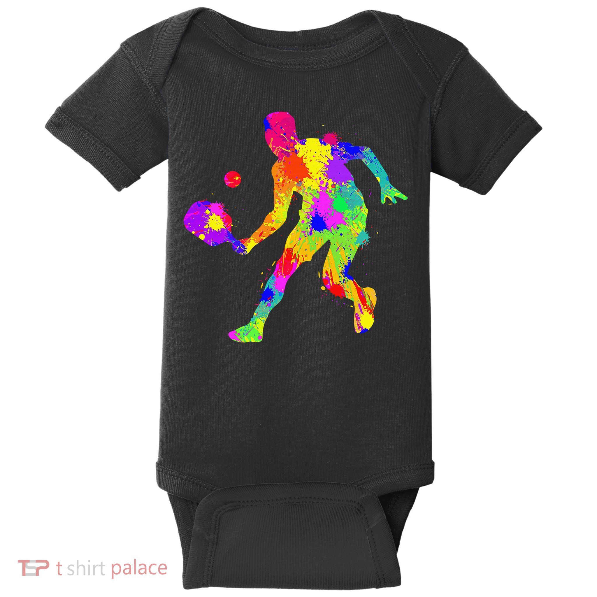 Funny Pickleball Design For Grandpa Pickleball Player Baby Bodysuit