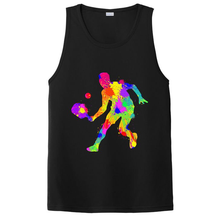 Funny Pickleball Design For Grandpa Pickleball Player PosiCharge Competitor Tank