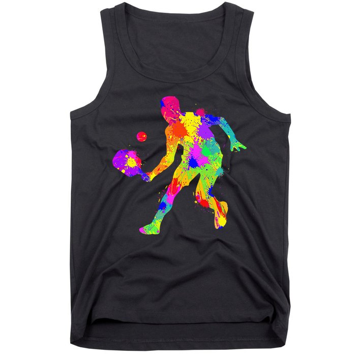 Funny Pickleball Design For Grandpa Pickleball Player Tank Top