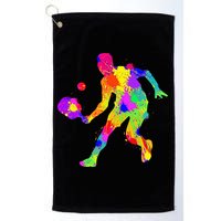 Funny Pickleball Design For Grandpa Pickleball Player Golf Towel