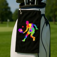 Funny Pickleball Design For Grandpa Pickleball Player Golf Towel