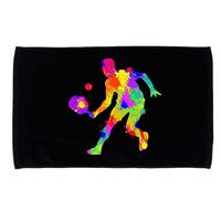 Funny Pickleball Design For Grandpa Pickleball Player Microfiber Hand Towel
