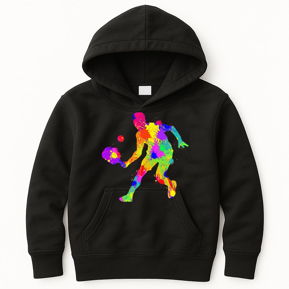 Funny Pickleball Design For Grandpa Pickleball Player Kids Hoodie