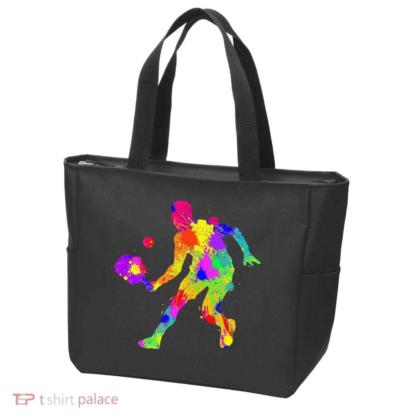 Funny Pickleball Design For Grandpa Pickleball Player Zip Tote Bag