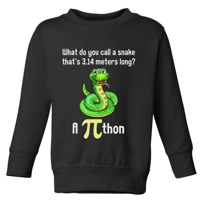Funny Pi Day Puns Pithon Math Teacher Jokes Toddler Sweatshirt