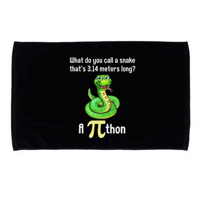 Funny Pi Day Puns Pithon Math Teacher Jokes Microfiber Hand Towel