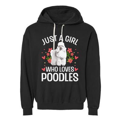 Funny Poodle Design For Standard Poodle Lovers Garment-Dyed Fleece Hoodie