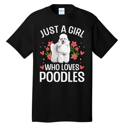 Funny Poodle Design For Standard Poodle Lovers Tall T-Shirt