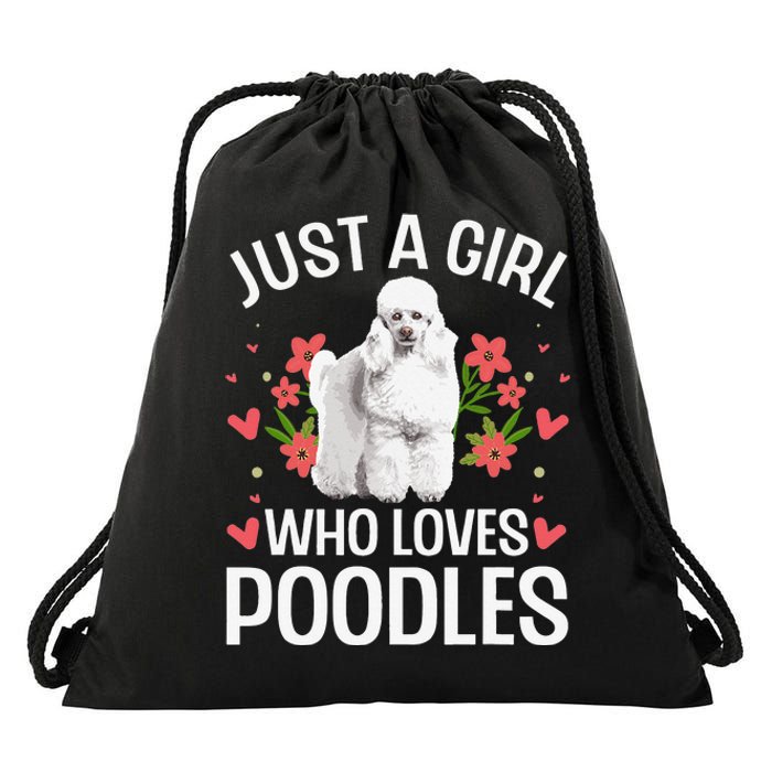 Funny Poodle Design For Standard Poodle Lovers Drawstring Bag