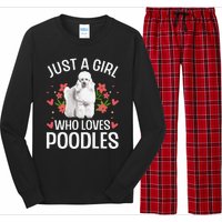 Funny Poodle Design For Standard Poodle Lovers Long Sleeve Pajama Set