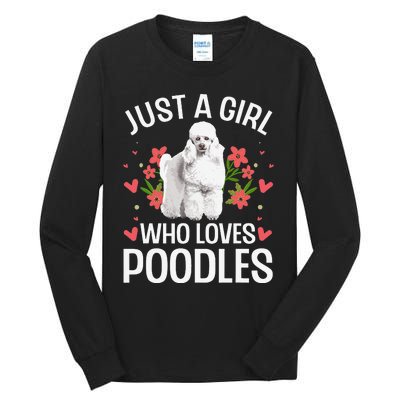 Funny Poodle Design For Standard Poodle Lovers Tall Long Sleeve T-Shirt