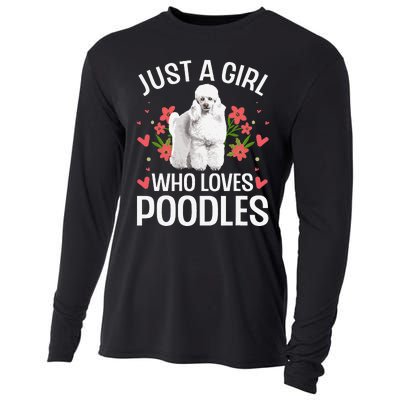 Funny Poodle Design For Standard Poodle Lovers Cooling Performance Long Sleeve Crew