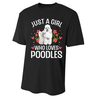 Funny Poodle Design For Standard Poodle Lovers Performance Sprint T-Shirt